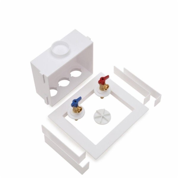 Tinkertools Wash Machine Box with Pex Adapter - Brass TI1627013